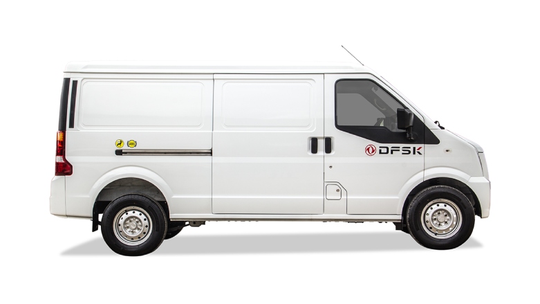 Vista lateral de van DFSK C35.
